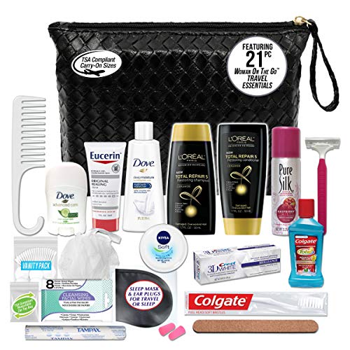 Travel Kit for Woman on the Go., 14 Piece Set : Buy Online at Best Price in  KSA - Souq is now : Beauty