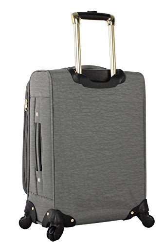 Steve Madden Designer Carry On Luggage Collection - Lightweight 20 Inch  Duffel Bag- Weekender Overnight Business Travel Suitcase with 2- Rolling