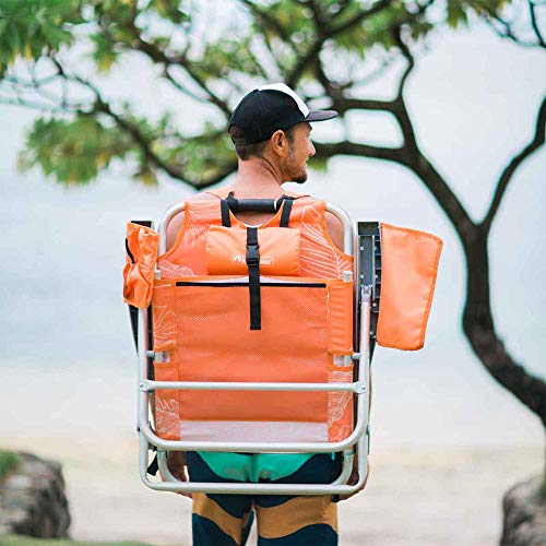 Lightspeed Outdoors Eco Ultimate Backpack Beach Chair – Summer Sunset