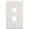 Icc Icc-face-2-wh Ic107f02wh - 2port Face White